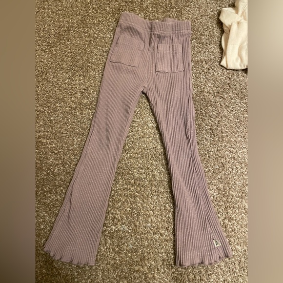 Toddler purple ribbed two piece set (4t) - Picture 4 of 5